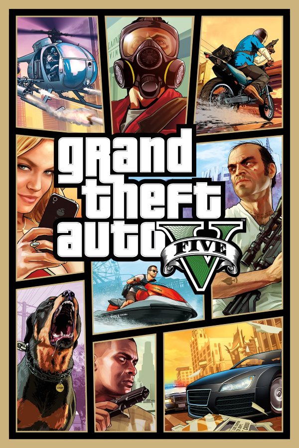 Capa de Grand Theft Auto V PS4 Midia Digital